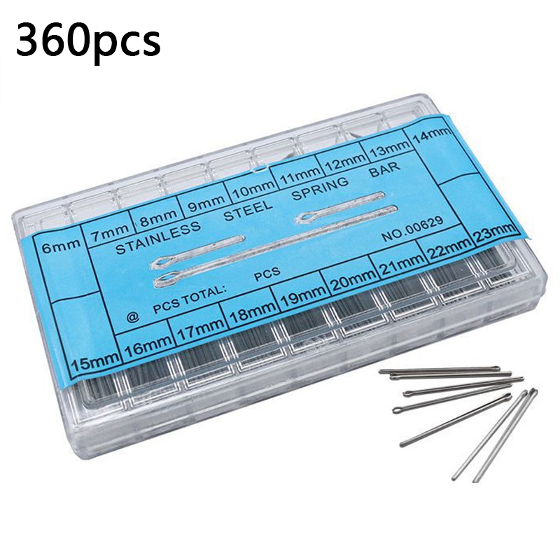 Spring Bar Tool - 360 Pieces Split Pins Stainless Steel