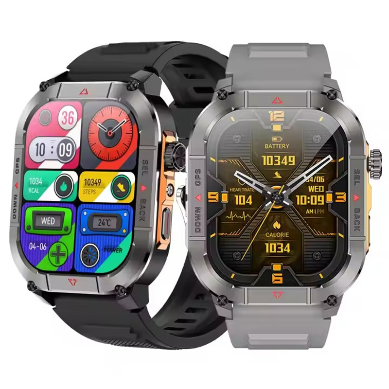 Smartwatch Sports Watches For Men - New HK84 Men Smart Watch AMOLED