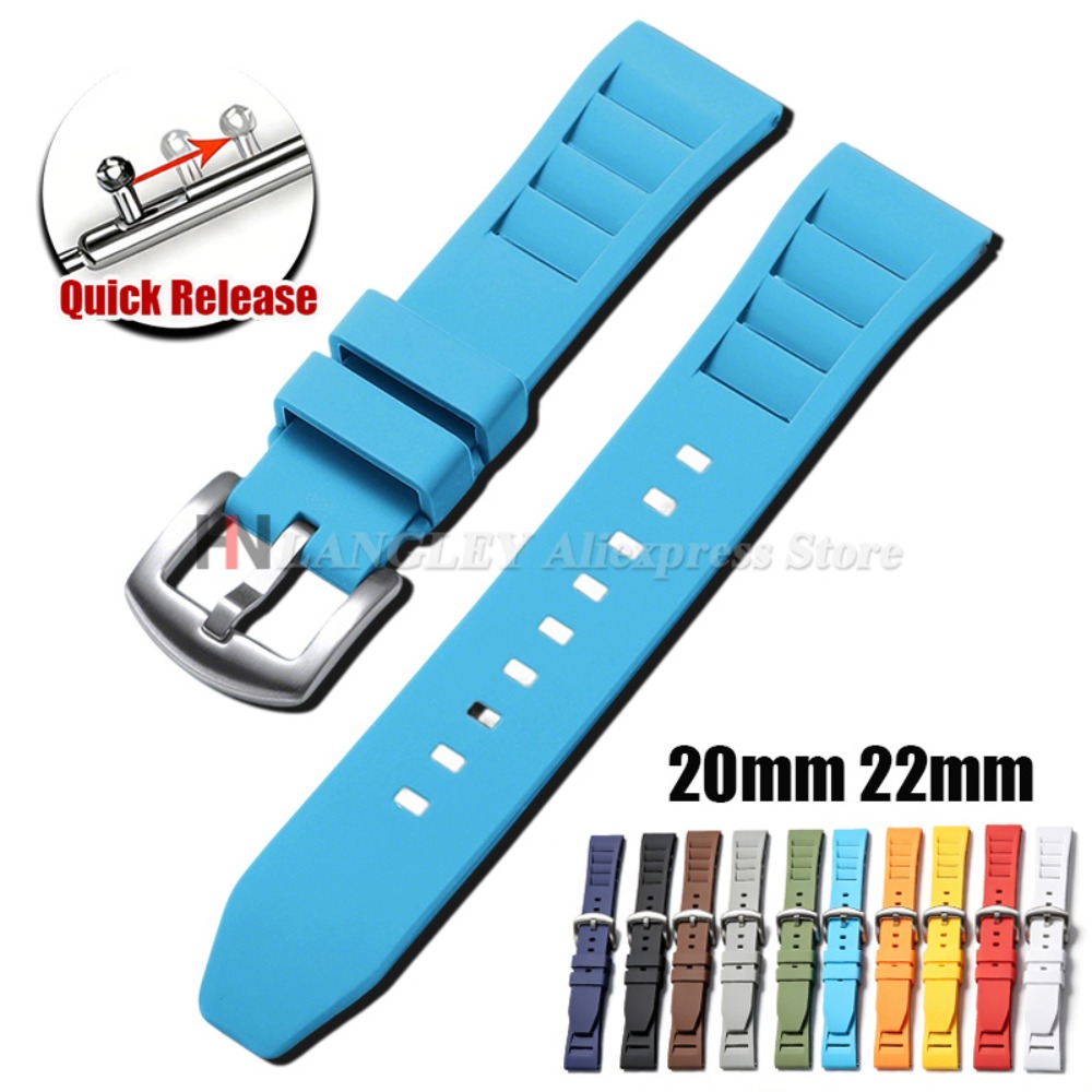 Seiko Watches Smartwatch - Soft Silicone Watchband 20mm 22mm Men
