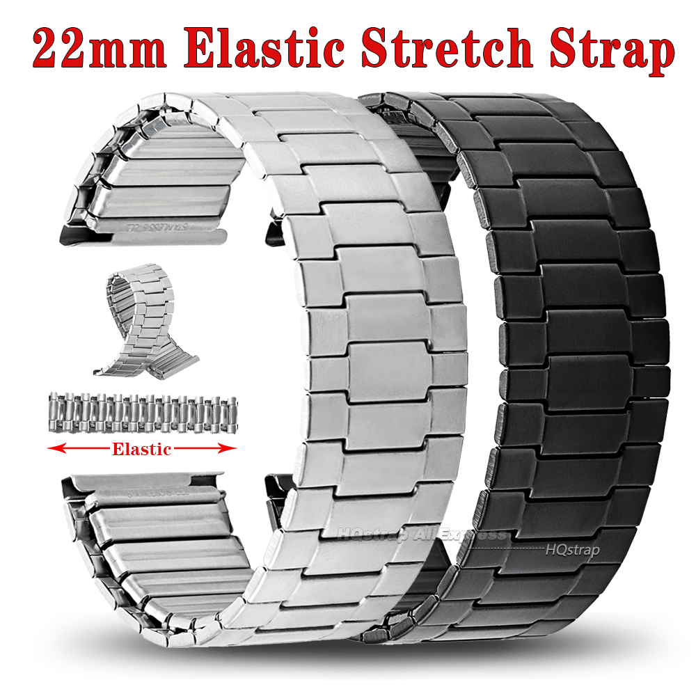 Watches Rolex Smartwatch - Elastic Steel Watch Strap 22mm for
