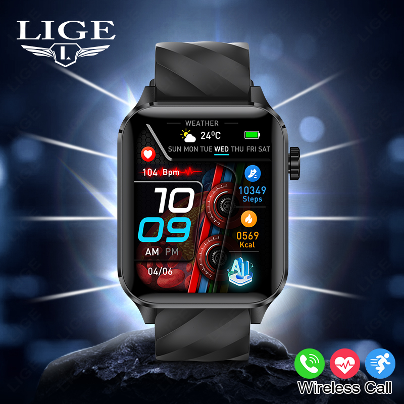 Smartwatch Iphone Watches For Women - LIGE New Bluetooth Call Smart Watches