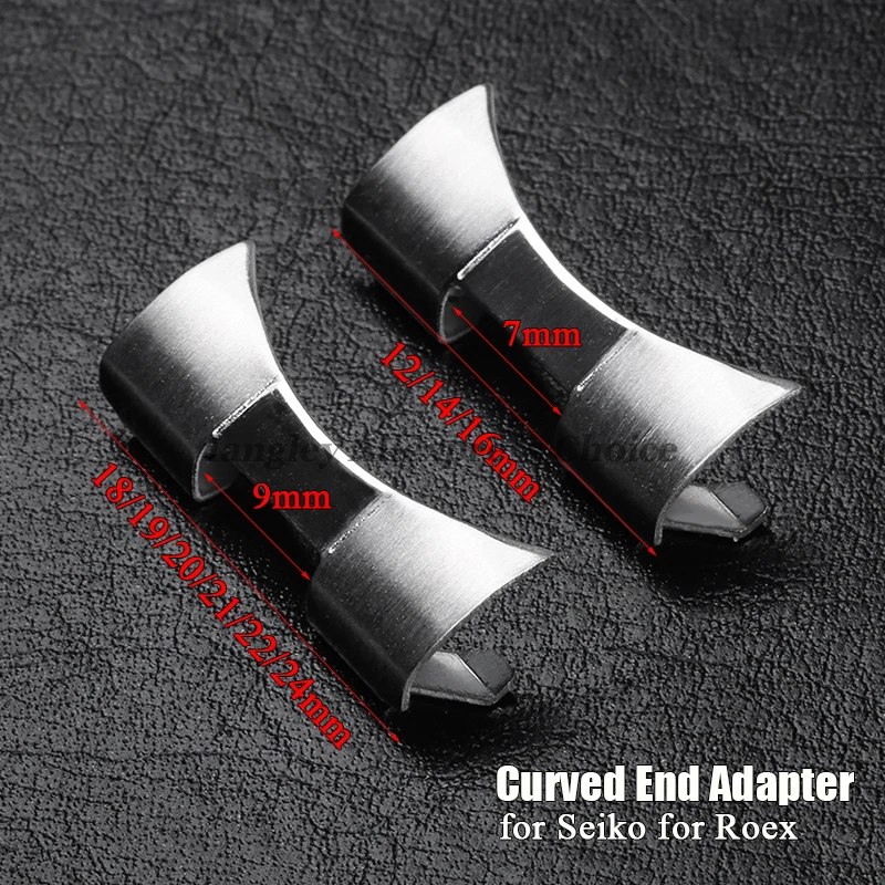 Replacement Watch Bracelet - Curved End Link for Seiko SKX007