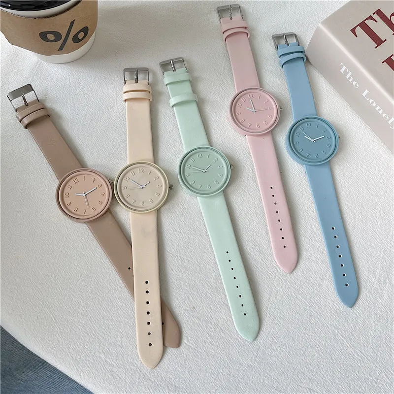 Minimalist Thin Watch - Makaron Color Series Women's Watch High