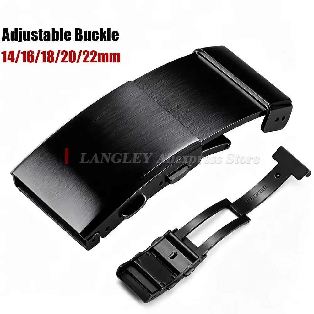 Replacement Watch Bracelet - Adjustable Watch Buckle 316L Stainless Steel
