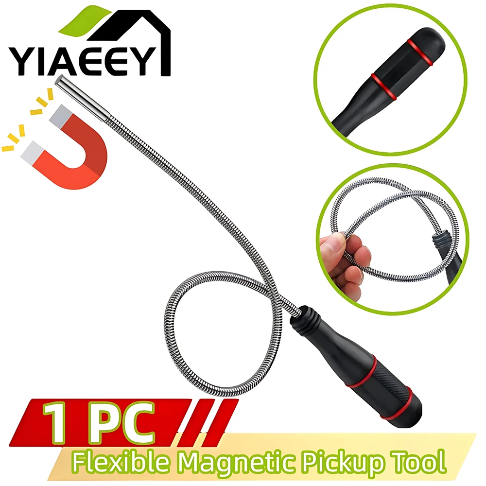 Spring Bar Tool - Foldable Strong Magnetic Pickup Tool Metal