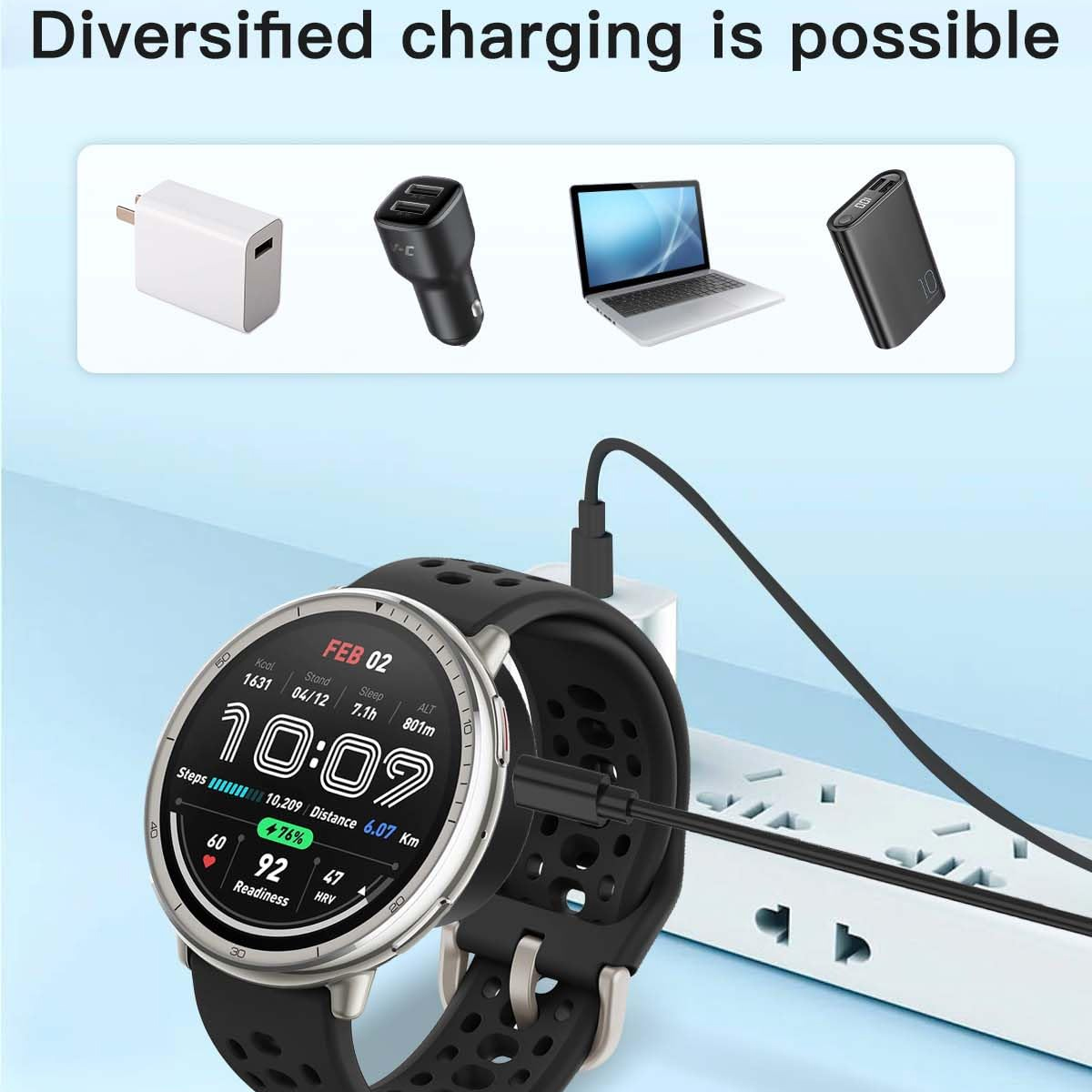 Charging Base For Amazfit Acti - Smartwatch Watches Amazfit 评论和价格
