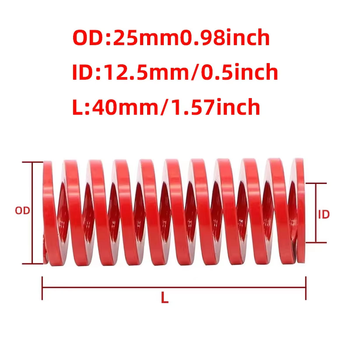 2PCS 25mm Red Die Spring For C - Spring Bar Tool 评论和价格