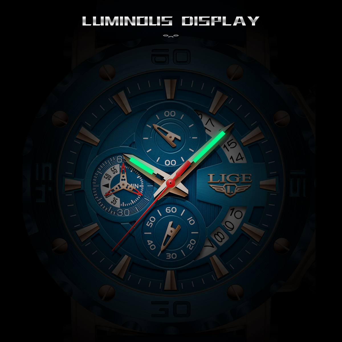 LIGE Fashion Watch For Men Cal - Smartwatch Digital Watches For Men 评论和价格
