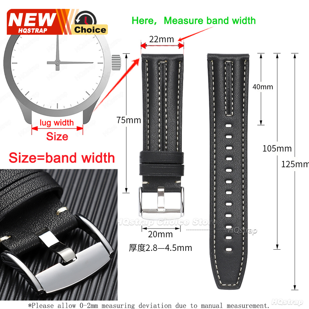 New Buckle Handmade Stitching  - Seiko Watches Smartwatch 评论和价格