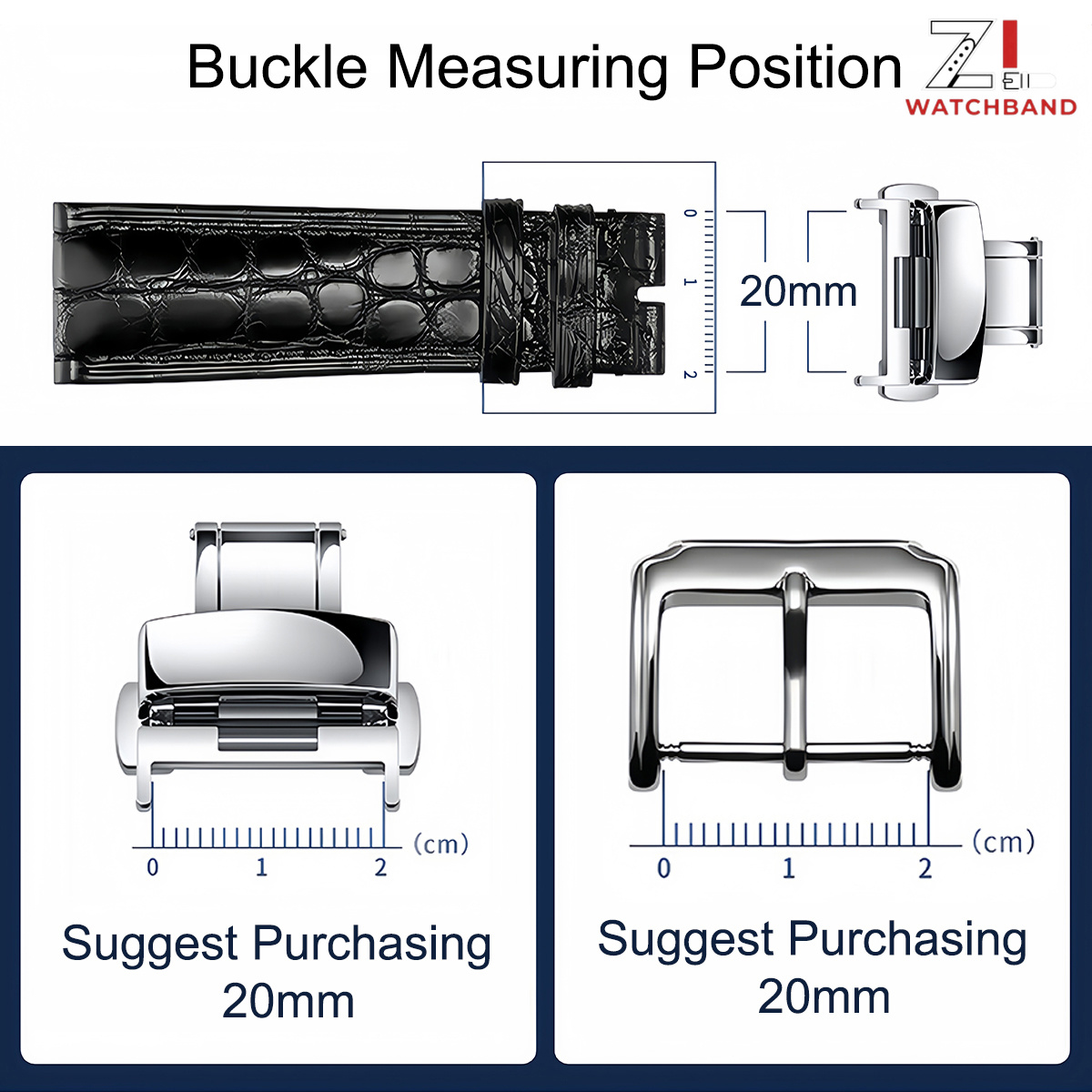 Metal Watch Buckle 16mm 18mm 2 - Replacement Watch Bracelet 评论和价格