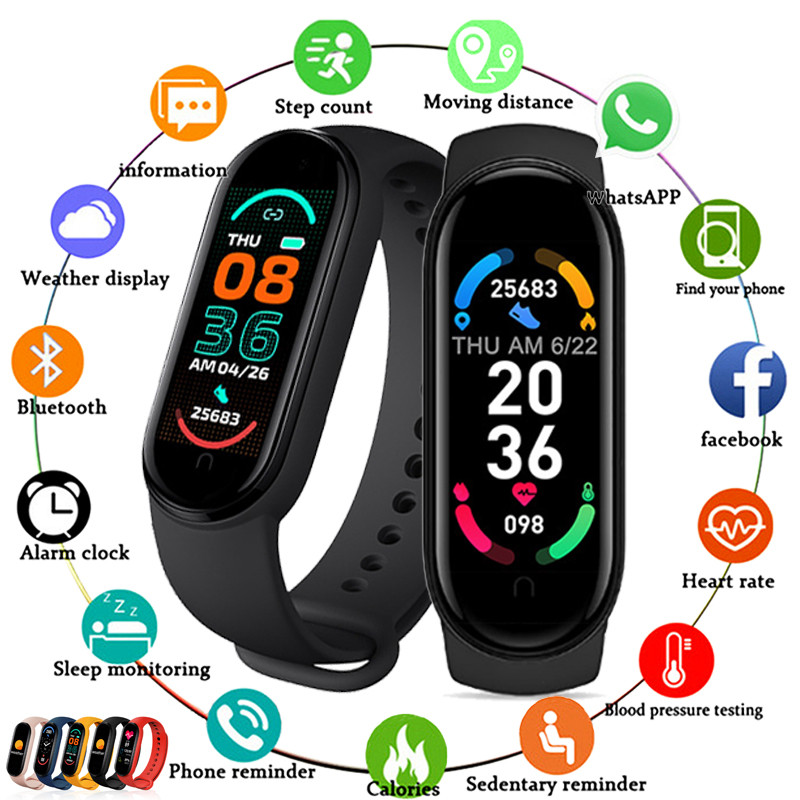 M6 Smart Watch Men Women Sport - Smartwatch Iphone Watches For Women 评论和价格