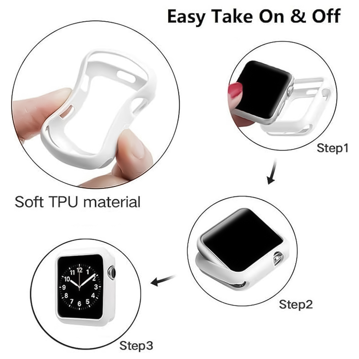 TPU Silicone Case For Huawei W - Smartwatch Watch Huawei 评论和价格
