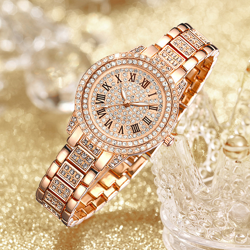 Women's Luxury Crystal Exquisi - Minimalist Thin Watch 评论和价格