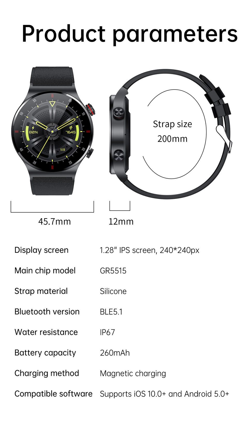 for Samsu  Galax  A52 A41 A40  - Smartwatch Iphone Watches For Women 评论和价格