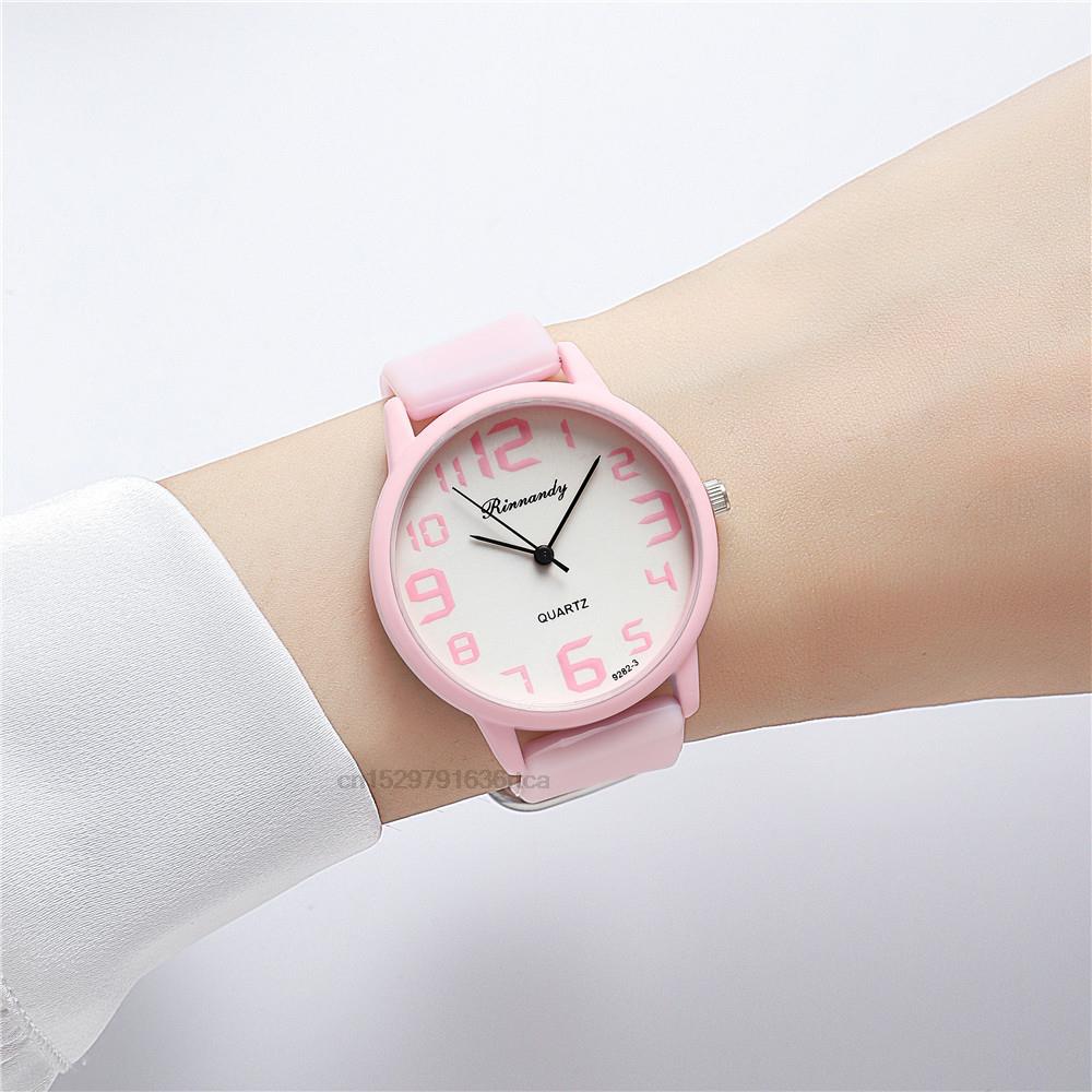 Women Fashion Silicone Watches - Minimalist Thin Watch 评论和价格