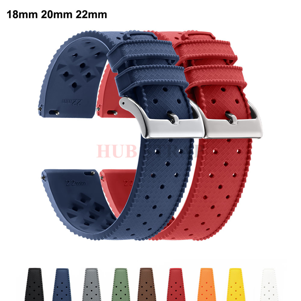 18mm 20mm 22mm Tropical Silico - Watches Rolex Smartwatch 评论和价格