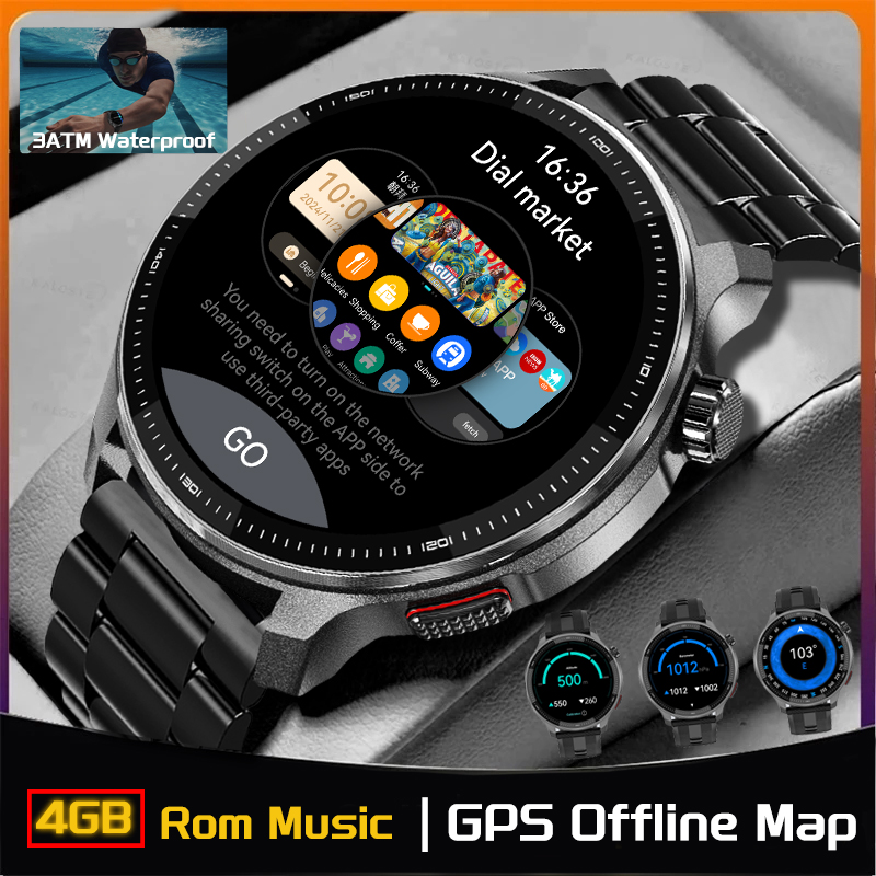 NEW 4G Memory GPS Offline Map  - Watch Esim 评论和价格