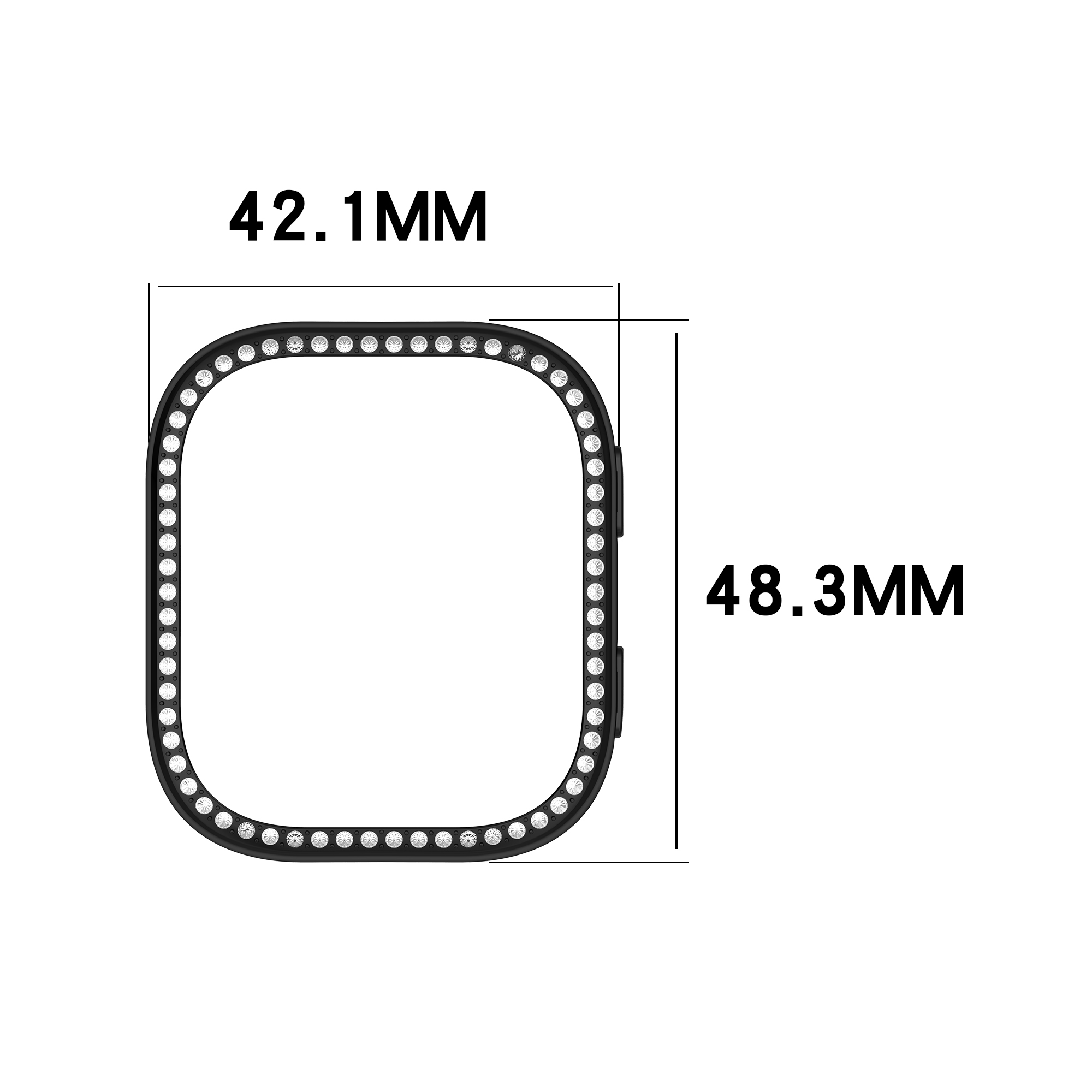 Single-Row Diamond Case for Am - Smartwatch Watches Amazfit 评论和价格