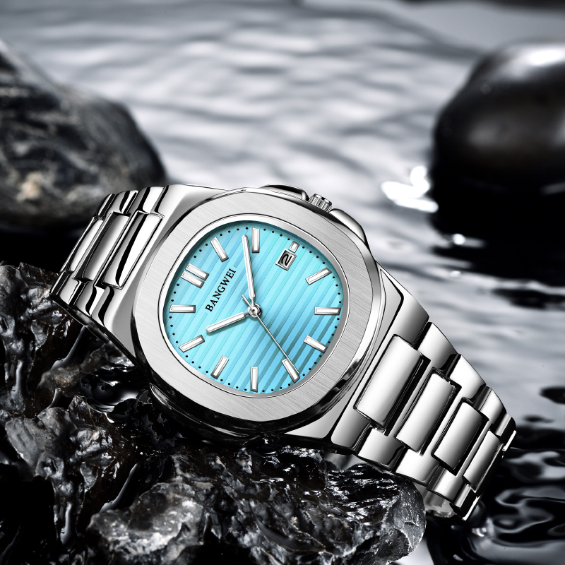 BANGWEI Luxury Men Quartz Watc - Smartwatch Digital Watches For Men 评论和价格