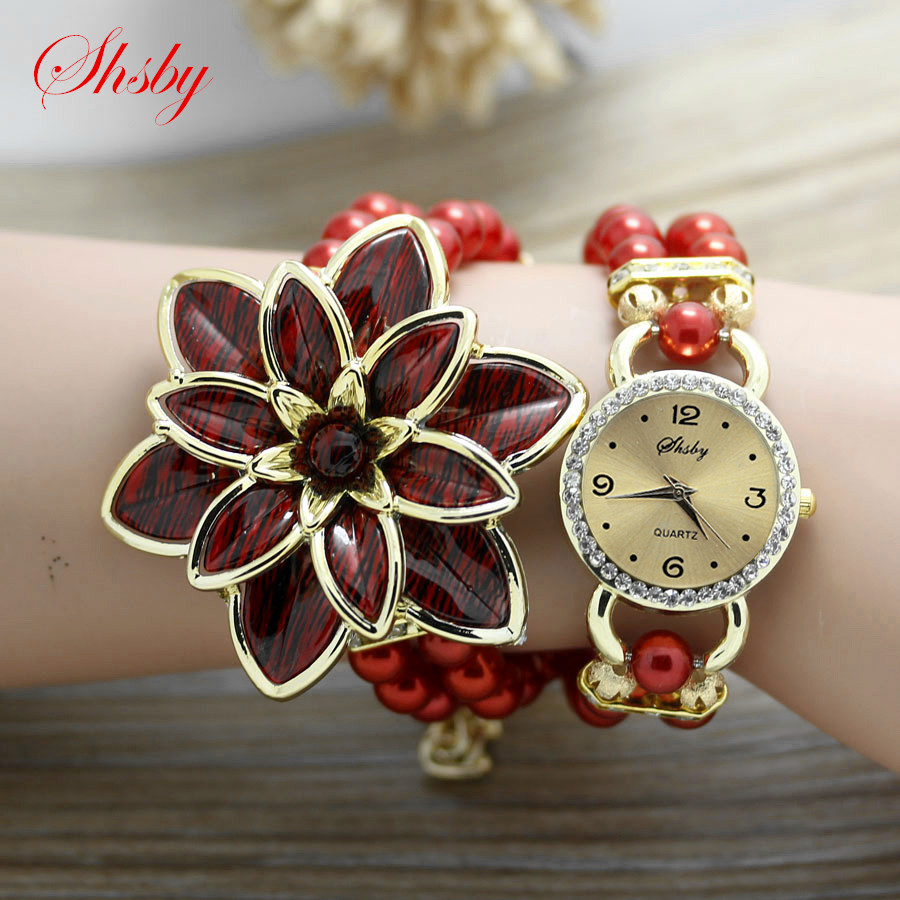 Shsby Fashion Women Rhinestone - Minimalist Thin Watch 评论和价格