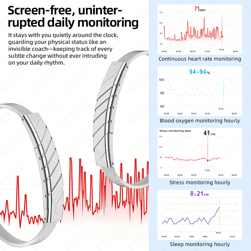 LIGE 2026 Smart Bracelet Fitne - Couple Watches Smartwatch 评论和价格