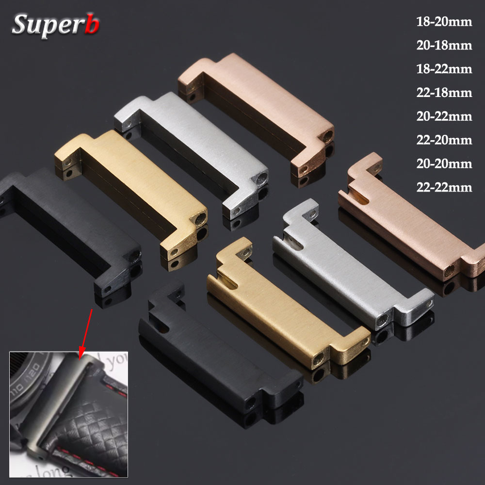 1 Pair Watch Strap Adapter 18m - Replacement Watch Bracelet 评论和价格