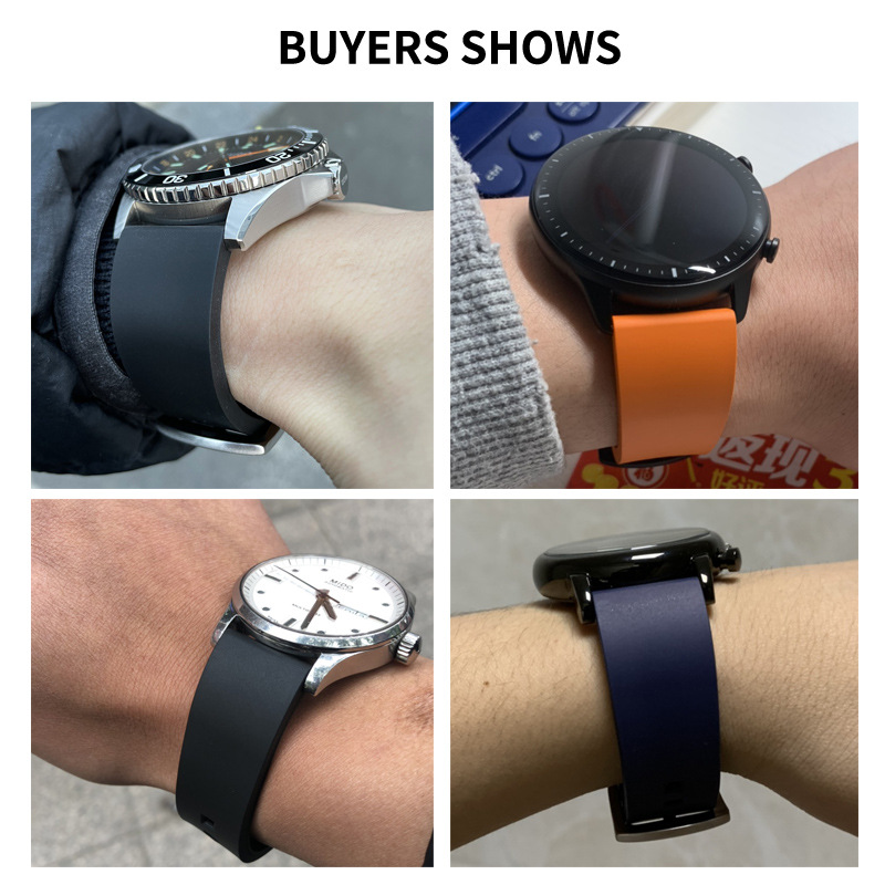 19/20/21/22/24mm Rubber Watch  - Tissot Watches Smartwatch 评论和价格