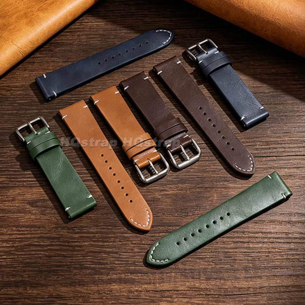 Oil Wax Leather Watch Strap 18 - Watches Rolex Smartwatch 评论和价格
