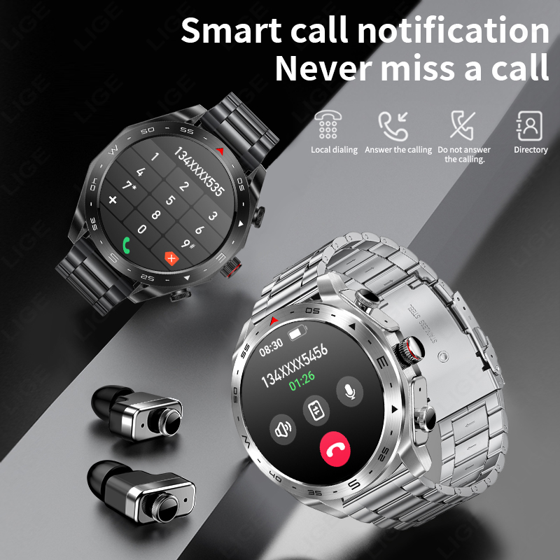 LIGE AMOLED Screen Smart Watch - Smartwatch Noise Watches For Women 评论和价格