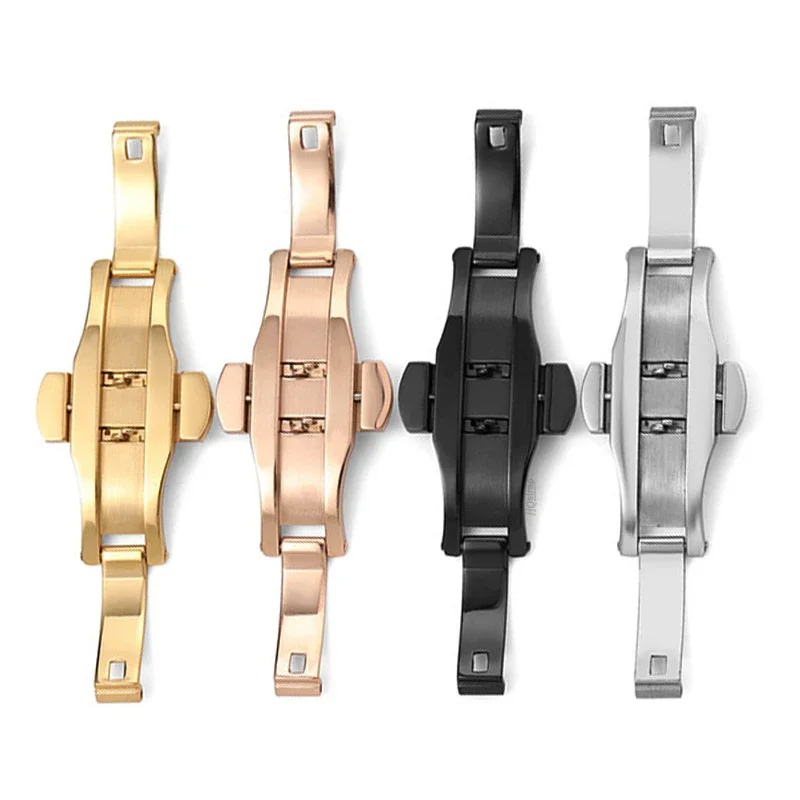 Polished Stainless Steel Buckl - Replacement Watch Bracelet 评论和价格