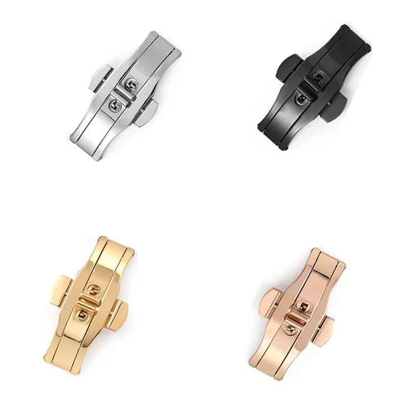 Polished Stainless Steel Buckl - Replacement Watch Bracelet 评论和价格
