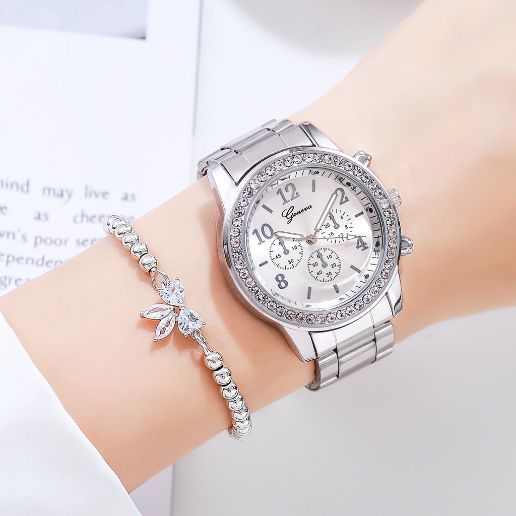 Gold Women Watch Geneva Classi - Minimalist Thin Watch 评论和价格