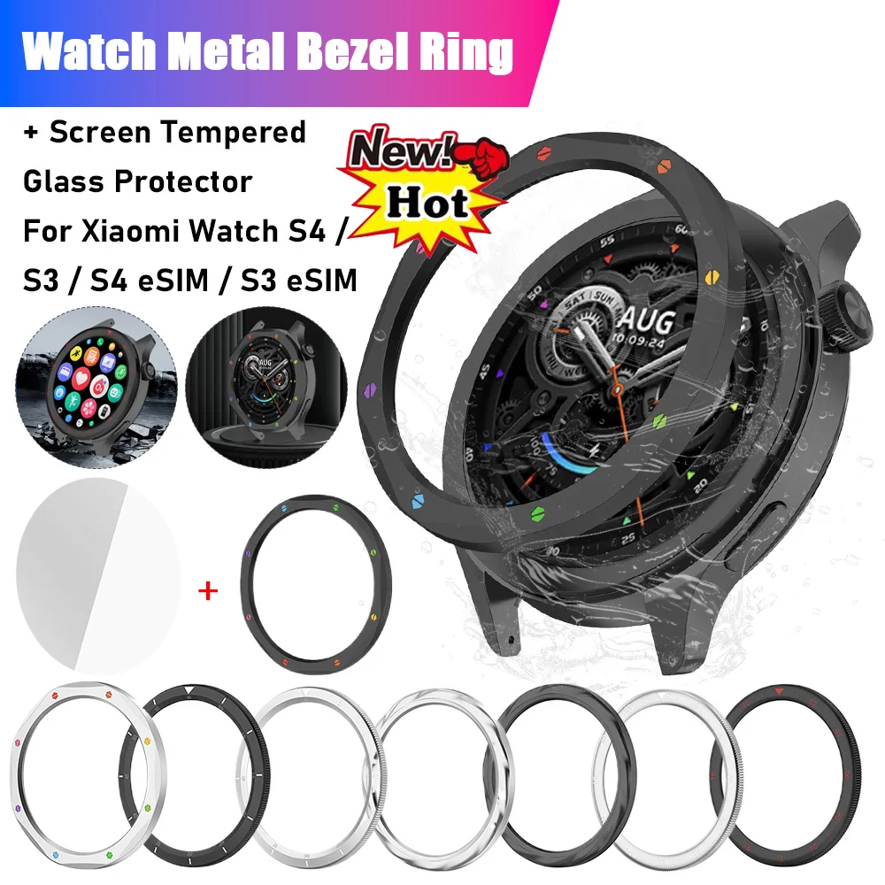 Metal Bezel Ring With Tempered - Watch Esim 评论和价格