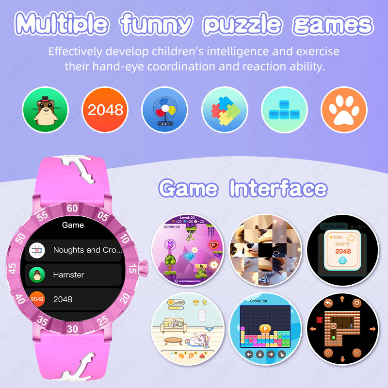 LIGE Girls Smart Watch SOS Chi - Smartwatch Watches Useful Gift For Boys 评论和价格