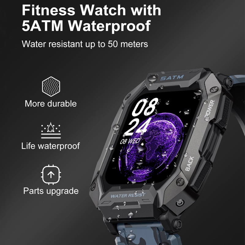 LIGE New Smart Watch For Men B - Smartwatch Timex Watches For Men 评论和价格