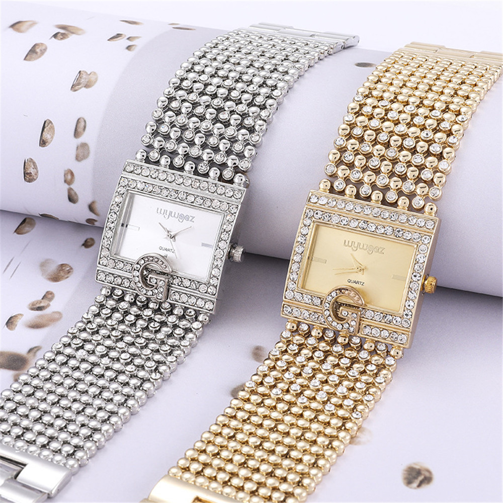 Simple Square Gold Watches Wom - Minimalist Thin Watch 评论和价格