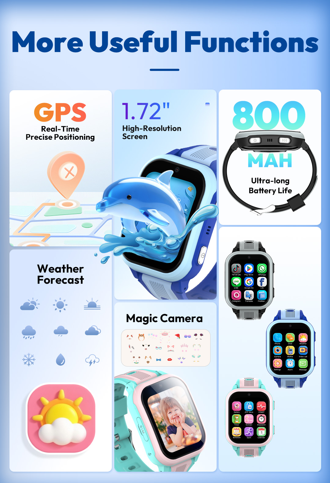 KT41 Smart Watch - 4G Phone Ch - Smartwatch Watches Gift For Boys On Birthday 评论和价格