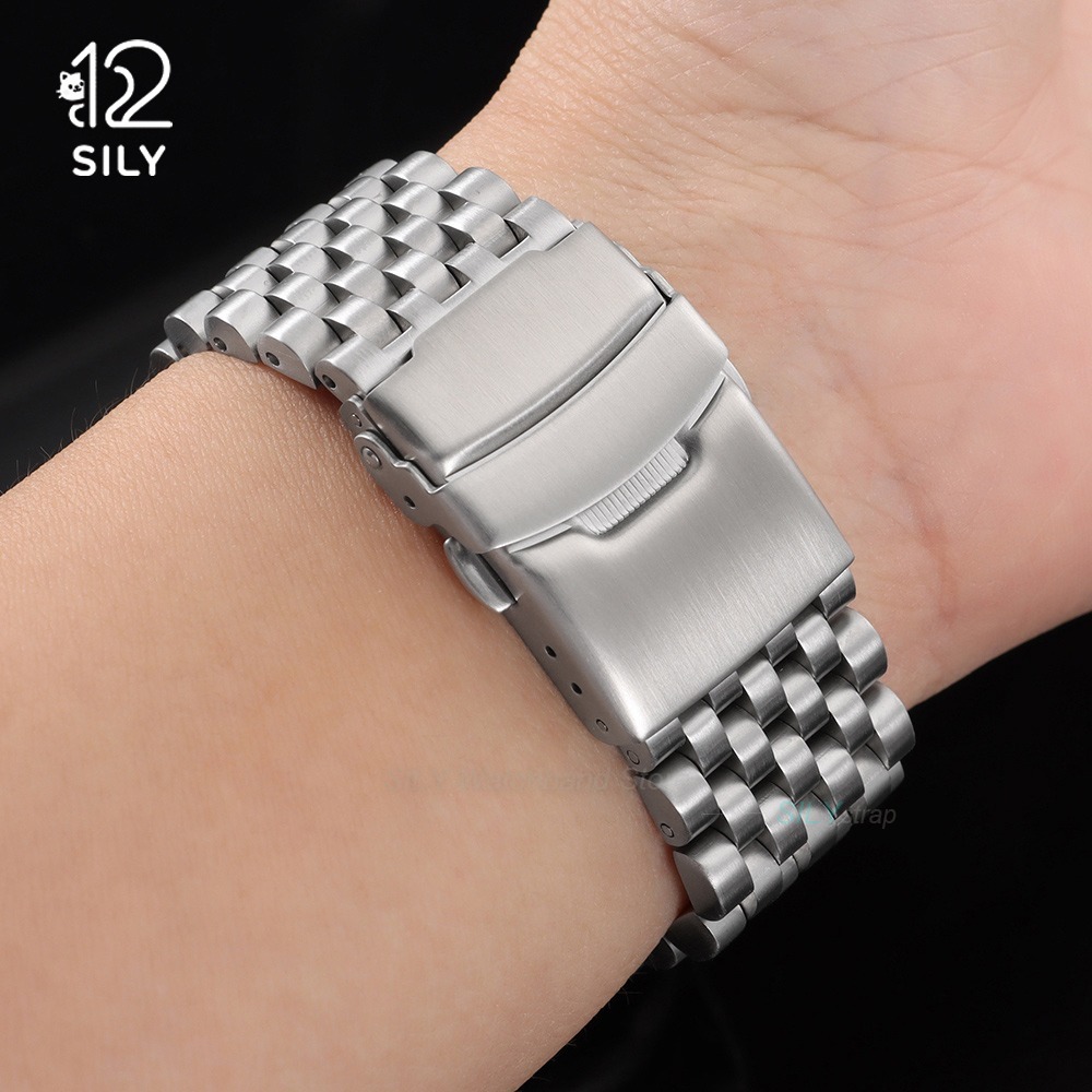 20mm 22mm Folding Clasp Silver - Tissot Watches Smartwatch 评论和价格