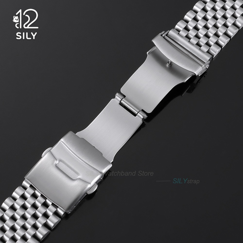 20mm 22mm Folding Clasp Silver - Tissot Watches Smartwatch 评论和价格