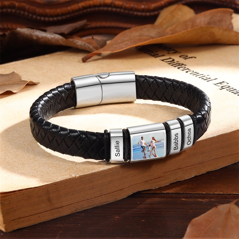 Custom Photo Bracelet for Men  - Smartwatch Sports Watches For Men 评论和价格