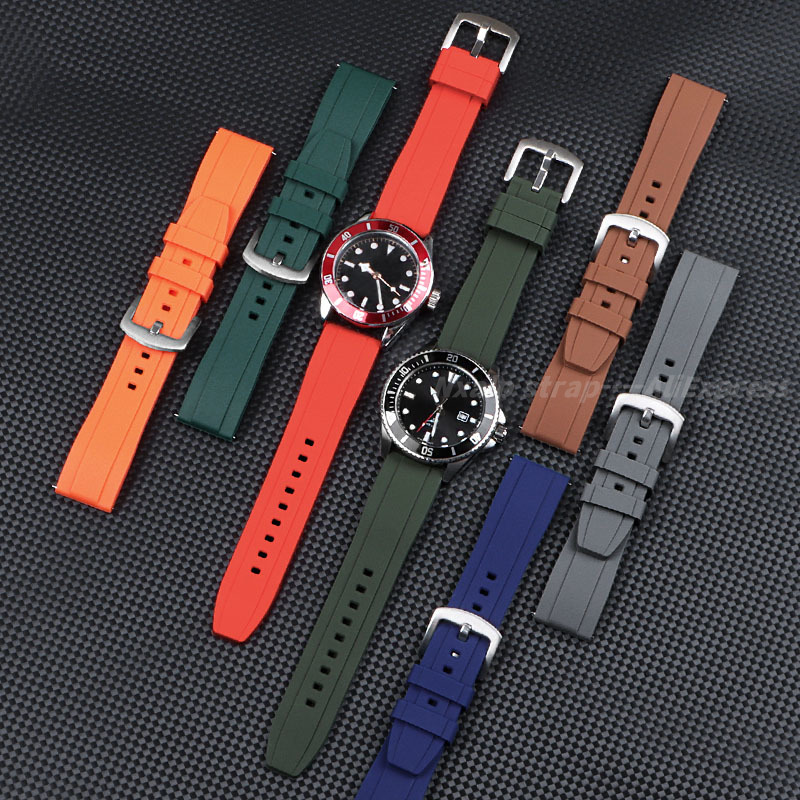 20mm 22mm Silicone Watch Band  - Watches Rolex Smartwatch 评论和价格