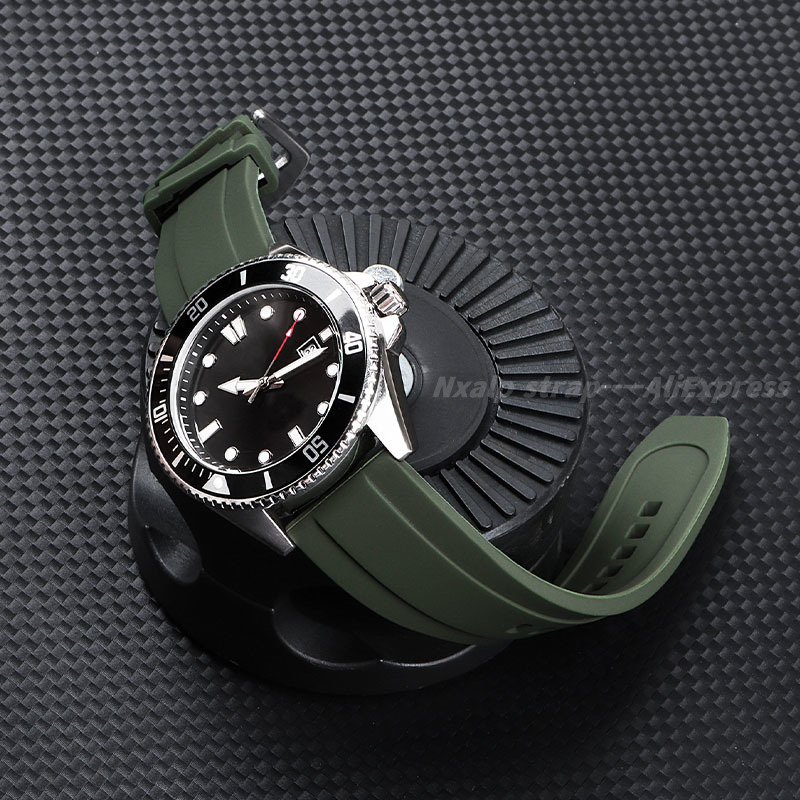 20mm 22mm Silicone Watch Band  - Watches Rolex Smartwatch 评论和价格