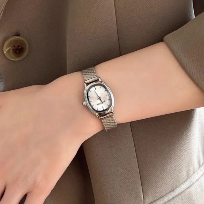 Small Oval Dial Green Watch Si - Minimalist Thin Watch 评论和价格