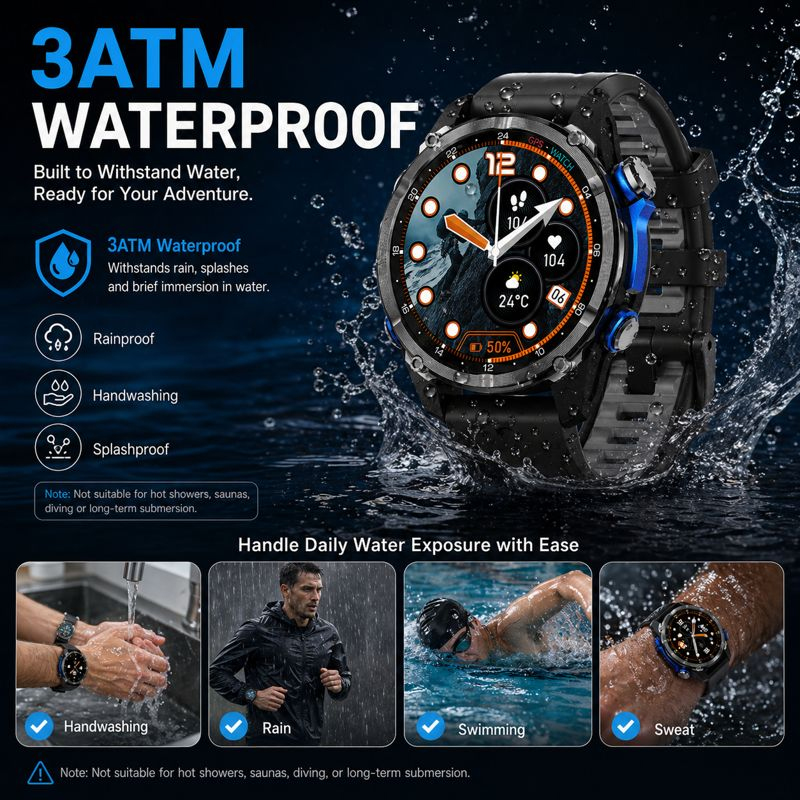 2026 New Army Grade TANK GPS O - Smartwatch Army Watches For Men 评论和价格