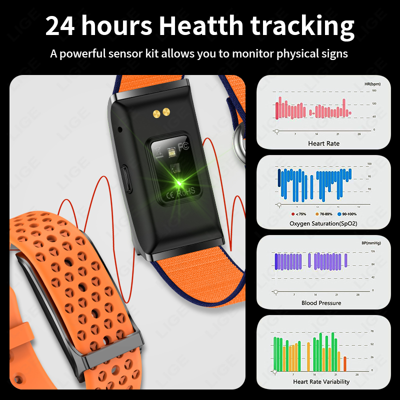 LIGE Call Reminder Smart Brace - Couple Watches Smartwatch 评论和价格