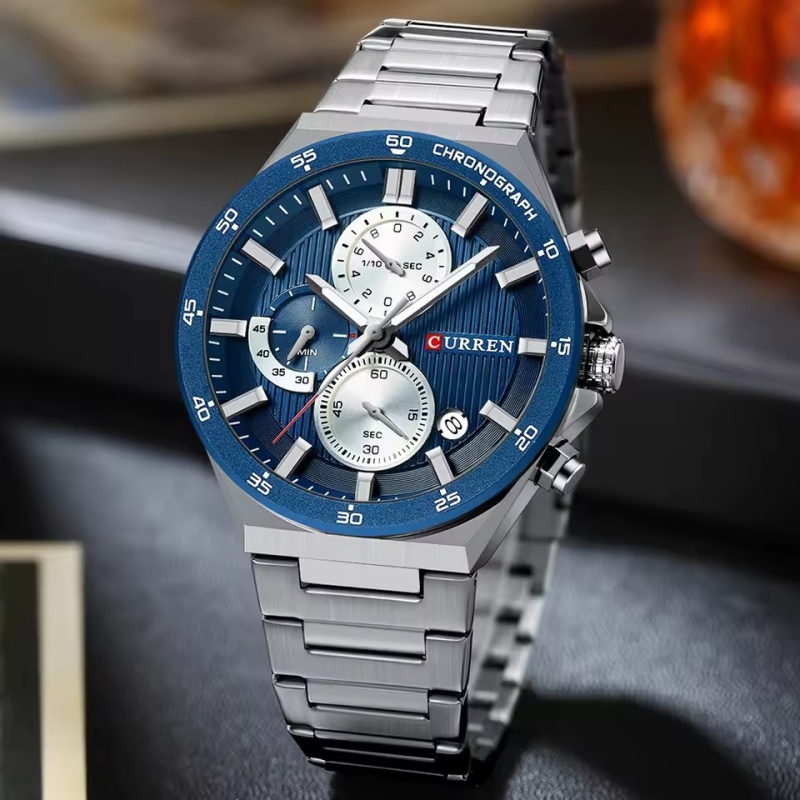 CURREN 8481 Luxury Quartz Watc - Couple Watches Smartwatch 评论和价格